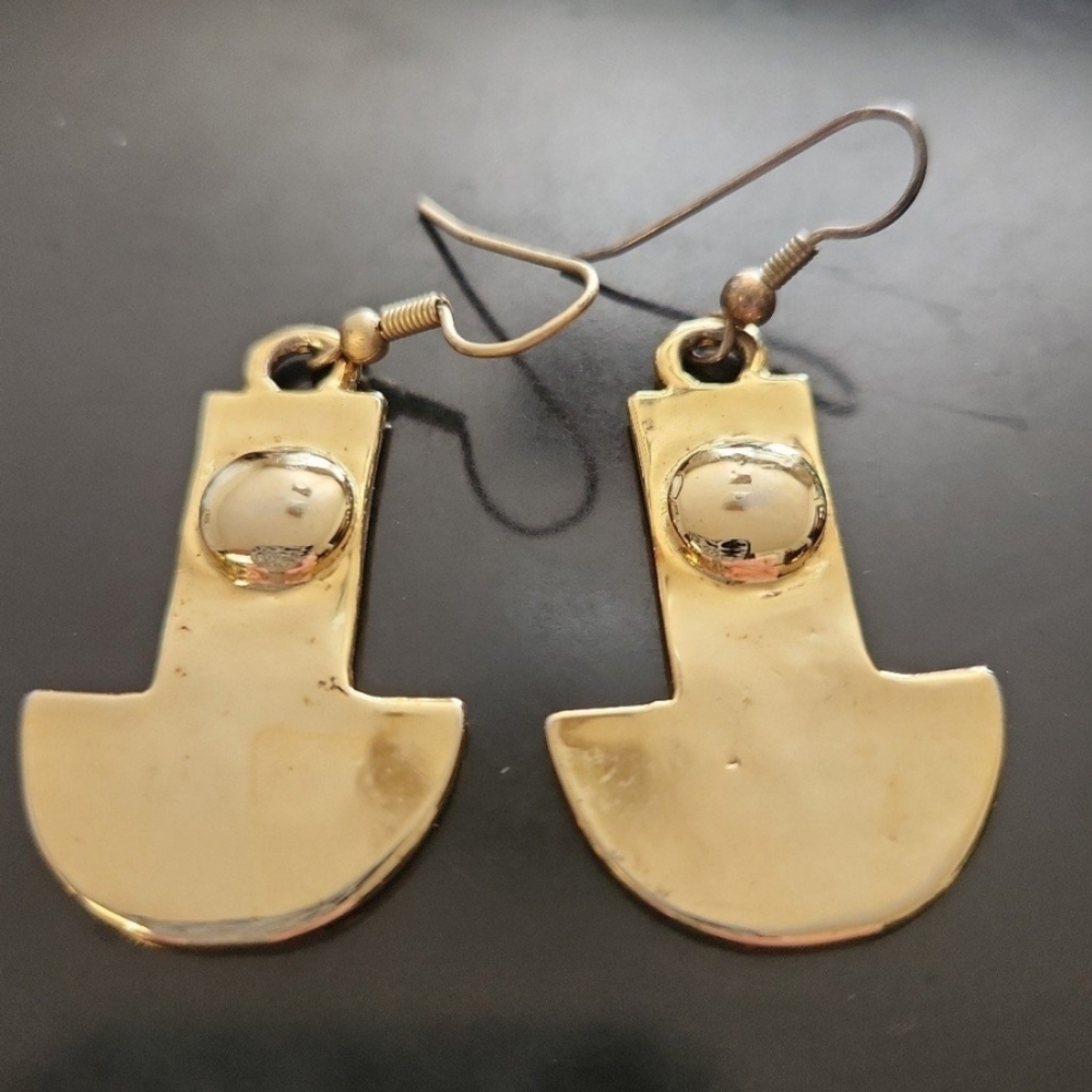 Goldtone Pierced Earrings